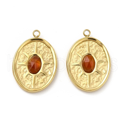 Natural Carnelian Pendants STAS-J401-VC676-1