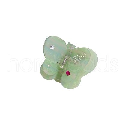 Double-Deck Butterfly Cellulose Acetate(Resin) Claw Hair Clips PW-WG3EC24-03-1
