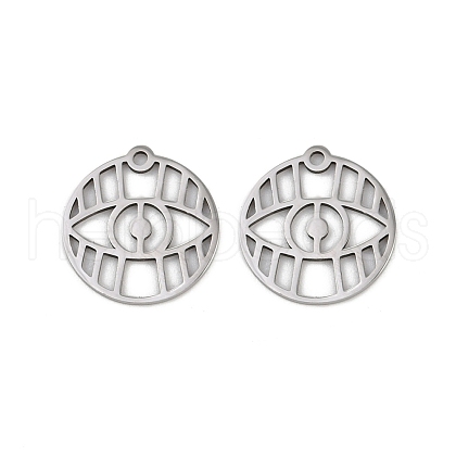 304 Stainless Steel Pendants STAS-U052-02C-P-1
