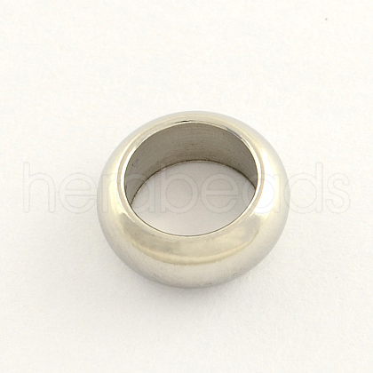 201 Stainless Steel Beads STAS-R063-08-1