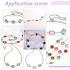 AHADERMAKER 20Pcs 10 Styles Natural & Synthetic Mixed Gemstone Connector Charms Sets G-GA0001-65-4