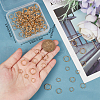 Beebeecraft 150Pcs 3 Styles 304 Stainless Steel Split Rings STAS-BBC0002-88-3