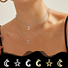 Unicraftale 120Pcs 6 Styles Tibetan Style Alloy Pendants TIBEP-UN0001-20-6