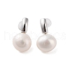 Mother's Day Jewellery 925 Sterling Silver Studs Earring EJEW-H002-08P-1