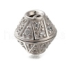 925 Sterling Silver Micro Pave Clear Cubic Zirconia Screw Clasps STER-M018-07P-1