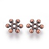 Zinc Alloy Beads Spacers PALLOY-Q062-R-2