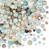  4 Strands 4 Styles Natural Flower Amazonite Beads Strands G-NB0005-22-7