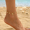 Brass Dolphin Fish Charm Anklets for Women PZ0195-2
