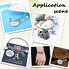 SUNNYCLUE 12Pcs Steel Adjustable Bangle Making AJEW-SC0002-98MS-5