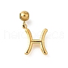 304 Stainless Steel Pendants STAS-H202-01G-11-1