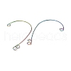 Rainbow Color 316 Stainless Steel Ear Cuff Findings STAS-H148-03M-2