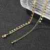 Rack Plating Brass Star Tassel Pendant Necklaces for Women NJEW-M048-02G-3