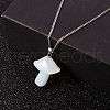3Pcs 3 Style Natural & Synthetic Gemstone Pendants G-SZ0001-51-5