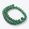 Natural Green Onyx Agate Beads Strands G-G583-10mm-11-2