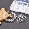 710Pcs Transparent Faceted Rondelle Glass Beads DIY-YW0003-11-7