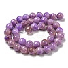Dyed Natural Jade Beads Strands G-F764-03B-3