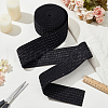 5 Yards Flat Polyester Elastic Wide Band OCOR-WH0090-052A-5