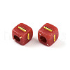 Plating Acrylic Beads OACR-N140-01I-I-2