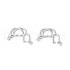Eco-Friendly Rack Plating Brass Pendants KK-F845-10P-1