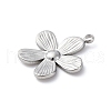 304 Stainless Steel Pendants STAS-S163-08B-P-2