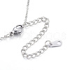 304 Stainless Steel Necklaces X-NJEW-E080-10P-2