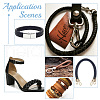 Flat Braided Leather Cord WL-WH0003-09A-6