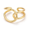 925 Sterling Silver Cuff Rings RJEW-H132-12G-1