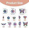 20Pcs 10 Style Alloy Pendants FIND-TA0003-92-3