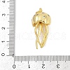 Brass Micro Pave Cubic Zirconia Pendants KK-U058-52G-3