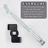 Unicraftale 1Pc Zinc Alloy Universal Wrench Extender Adapter with 1Pc Carbon Steel Wrench Handle TOOL-UN0001-50-5