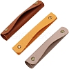 Gorgecraft 3Pcs Rectangle PU Leather Detachable Handle FIND-GF0001-49-1