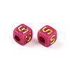 Plating Acrylic Beads OACR-N140-01A-S-2