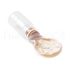 Natural Scallop Shell Beads with Glass Jar Glass Bottles PALLOY-JF03748-5