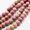 Natural Rhodonite Beads Strands X-G-J358-03-4mm-1