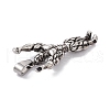 Tibetan Style 304 Stainless Steel Pendants STAS-H170-12AS-3
