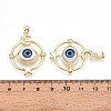 Brass Resin Pendants KK-T070-101-3