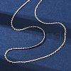 Brass Link Chain Necklaces for Women NJEW-D302-13P-4