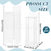 Transparent Plastic PVC Box Gift Packaging CON-WH0099-31A-2