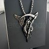 Punk Stainless Steel Grim Reaper Pendant Necklaces for Men OF4864-2