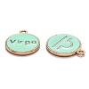 Alloy Enamel Pendants ENAM-S124-01B-15-3