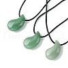 Natural & Synthetic Gemstone Pendant Necklaces NJEW-C046-03-2