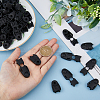 DICOSMETIC 60Pcs ABS Zipper Pull Cord Lock Cord Ends FIND-DC0004-62-3
