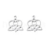 201 Stainless Steel Pendants STAS-T063-169P-2