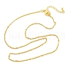 2MM Brass Satellite Chain Necklaces for Women NJEW-D302-49G-5