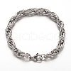 Tarnish Resistant 304 Stainless Steel Rope Chains Bracelets BJEW-L499-05P-1