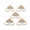 Alloy Enamel Pendants ENAM-S126-086-NR-1