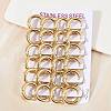 202 Stainless Steel Polishing Hoop Earrings EJEW-M106-02G-02-2