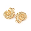 Ocean Theme Brass Charms KK-F902-07B-G-2