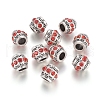 Tibetan Style Alloy European Beads MPDL-G031-04AS-1