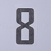 Number Iron On Transfers Applique Hot Heat Vinyl Thermal Transfers Stickers For Clothes Fabric Decoration Badge DIY-WH0148-43H-2